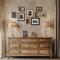 5x7 Picture Frames Set of 4, Vintage Photo Frames with Glass, for Tabletop or Wall Decor, Black Gold